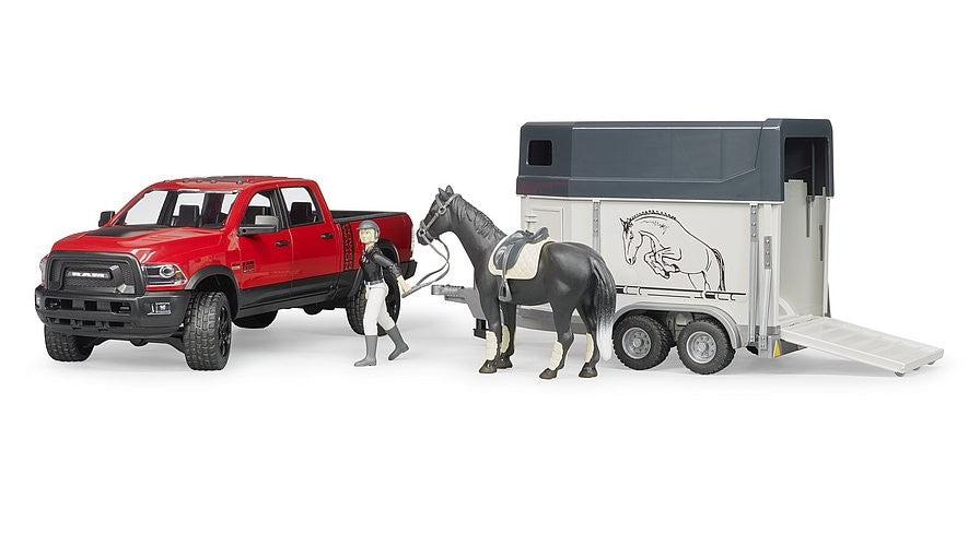 Bruder 02501 Power Wagon With Horse Trai