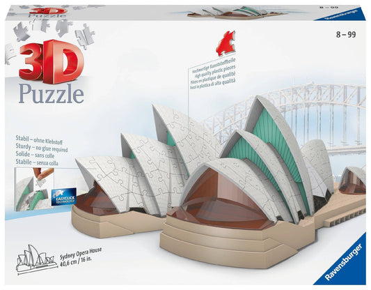3d Puzzle 237pc - Ravensburger - Sydney Opera House
