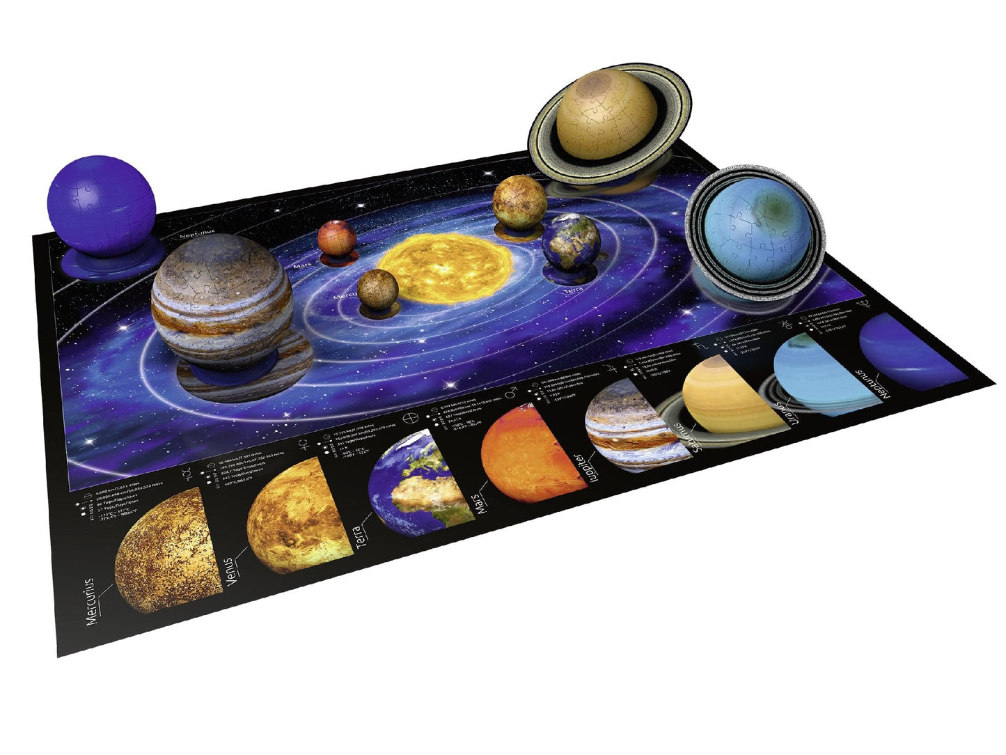 3d Puzzle 522pc - Ravensburger - Solar System 8 Planets