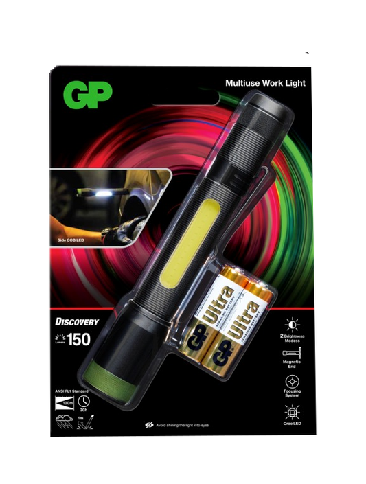 Gp Flashlight 150 & 180 Lumens