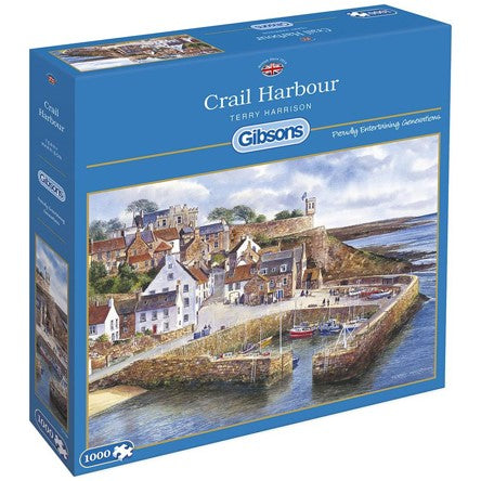 Jigsaw 1000pc Gibson - Crail Harbour