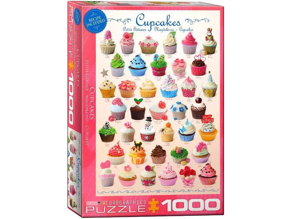 Jigsaw 1000pc - Cupcakes