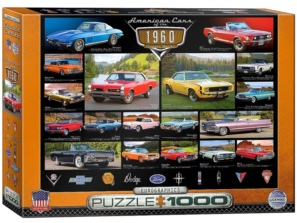 Jigsaw 1000pc - Cruisin Classics 1960s