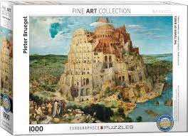 Jigsaw 1000pc Fine Art Collection - The Tower Of Babel
