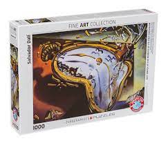 Jigsaw 1000pc Fine Art Collection - Soft Watch At The Moment Of Its First Explosion