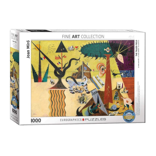 Jigsaw 1000pc Fine Art Collection - Miro, The Tilled Field