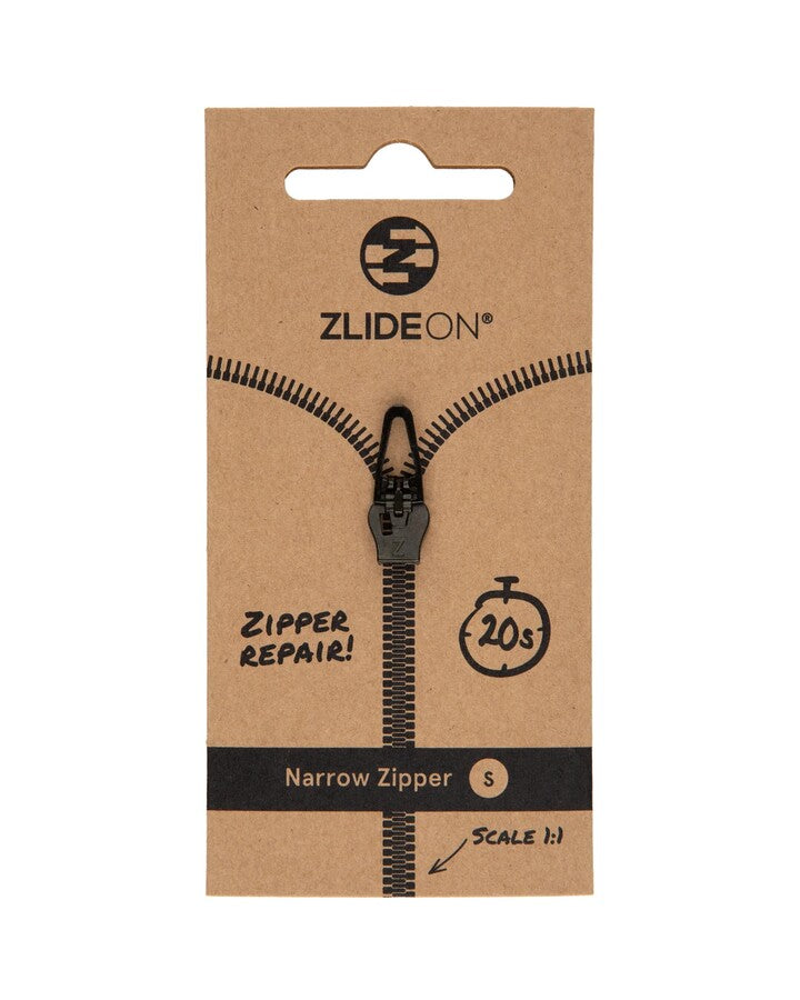 Zip Replacement Narrow Small Black