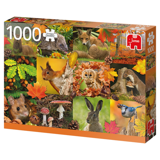Jigsaw 1000pc - Autumn Animals