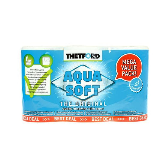 Toilet Roll Aqua Soft 6pk