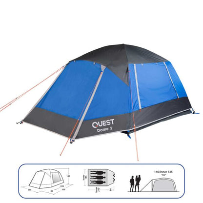 Tent Quest Dome 3