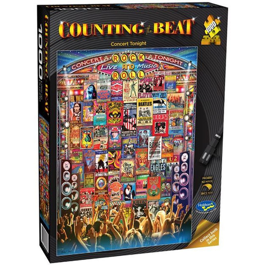 Jigsaw 1000pc Counting The Beat - Concert Tonight