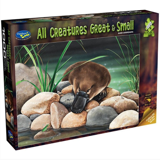 Jigsaw 1000pc All Creatures Great & Small - Platypus
