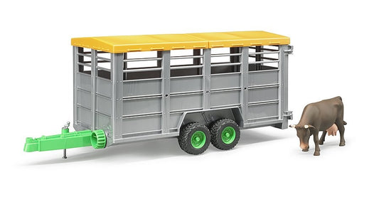 Bruder 02227 Livestock Trailer With Cow