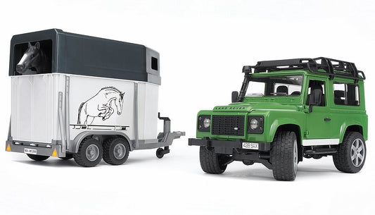 Bruder 02592 Land Rover With Horse Float ##