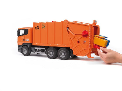 Bruder 03560 Scania Garbage Trk Orange