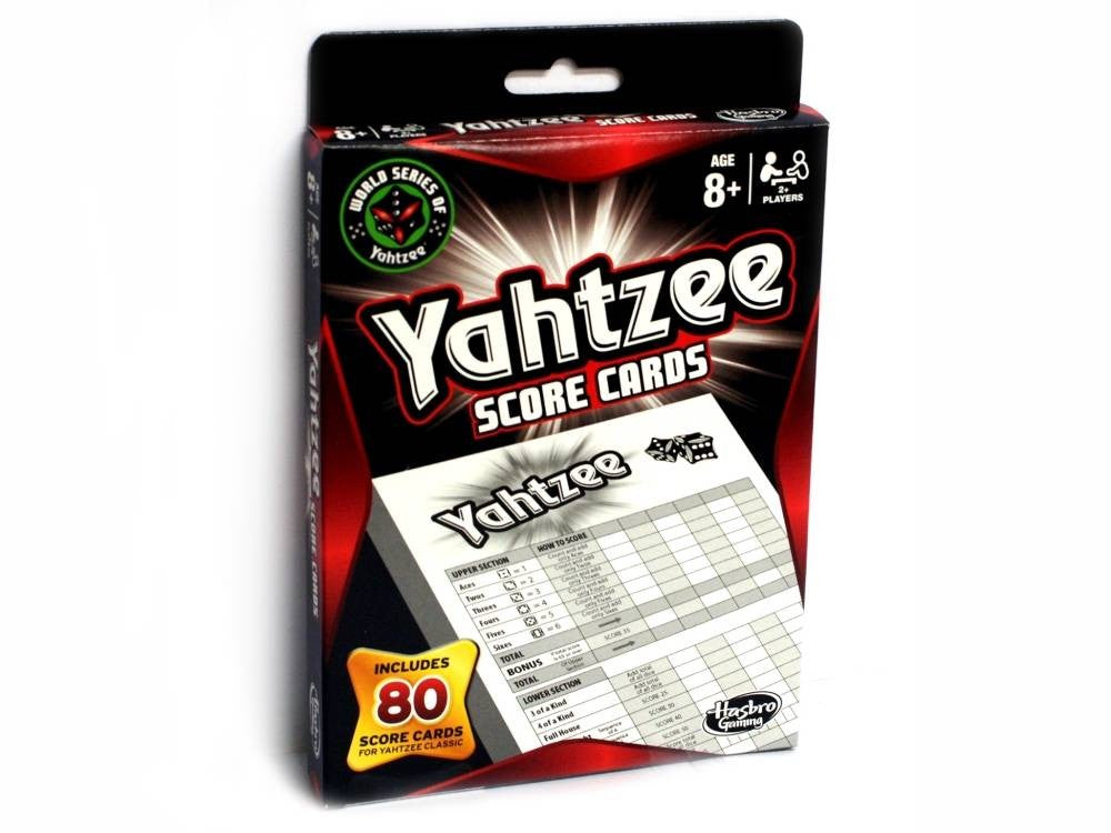 Yahtzee Score Pads Boxed