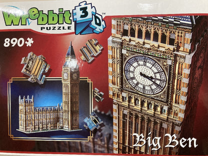 Jigsaw Wrebbit 3d Big Ben 890pc
