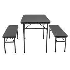 Table & Stool Set Oztrail Ironside
